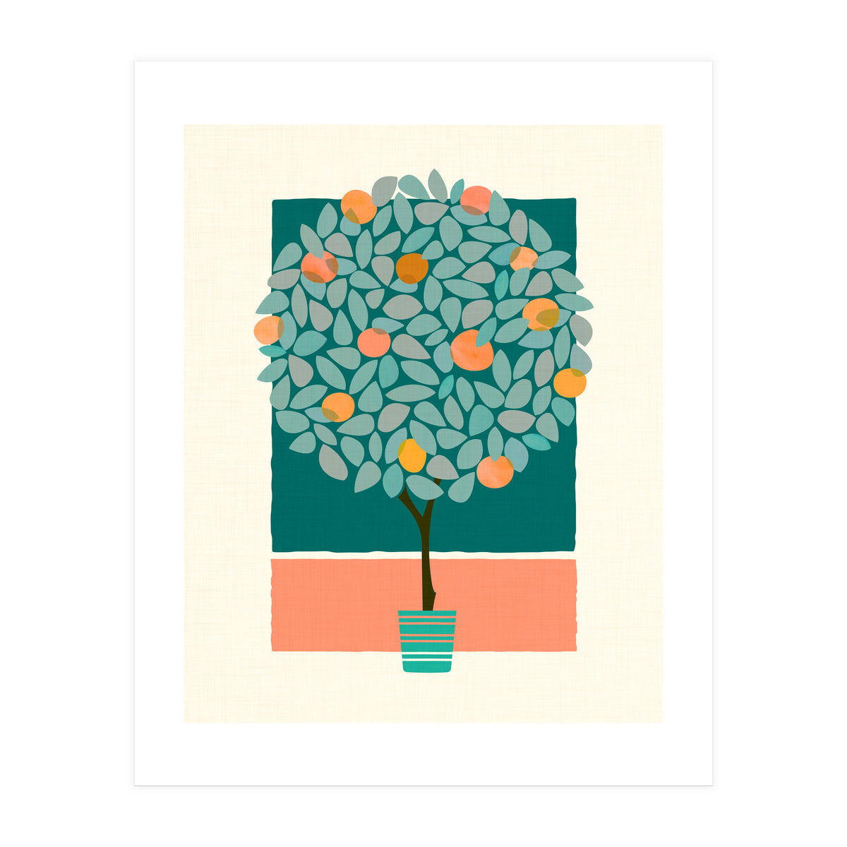 Fruit Tree Topiary (Print Only)