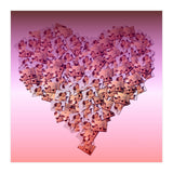 Heart collage of cuddling Cupid like characters (Print Only) thumbnail