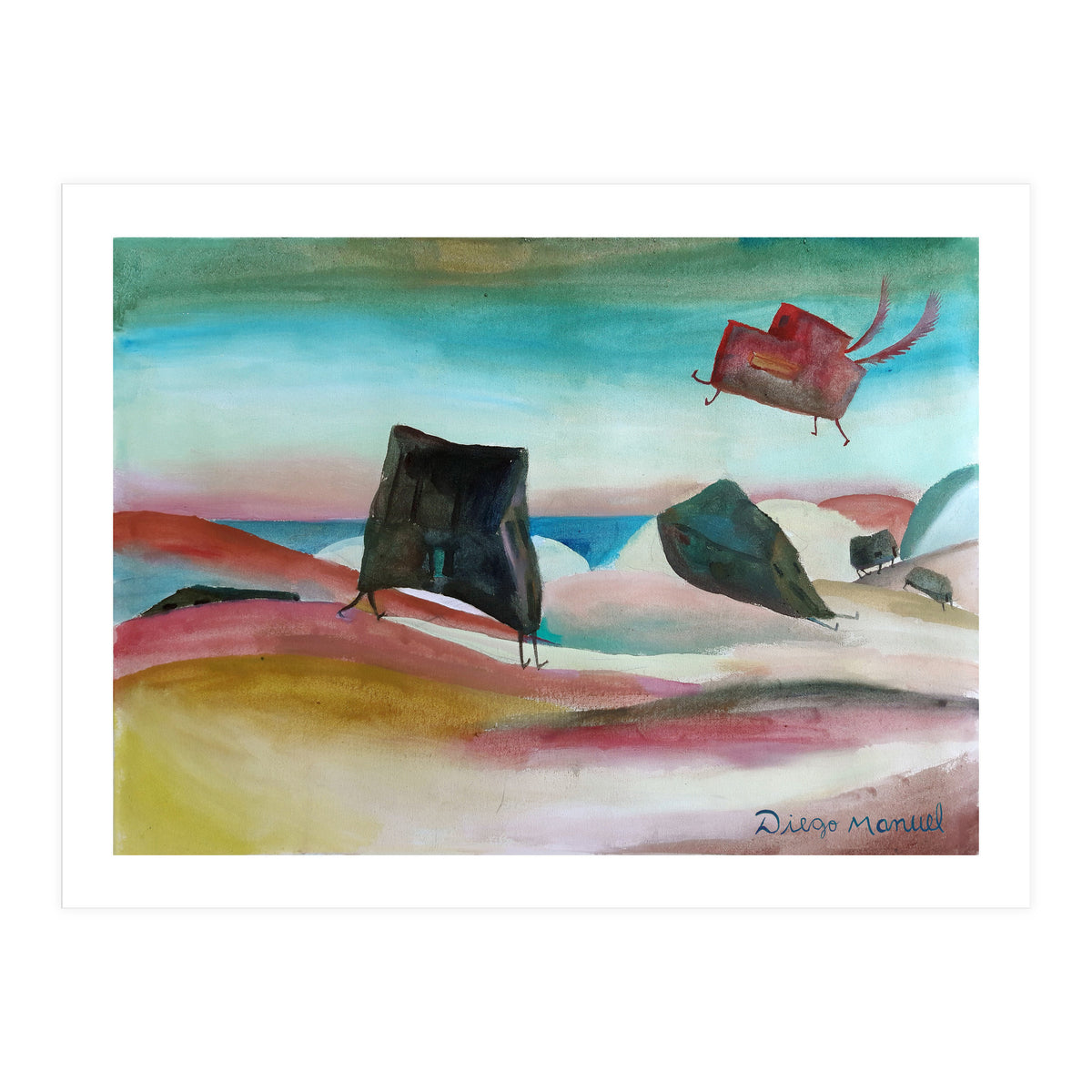 Casitas De Cabo Polonio (Print Only)