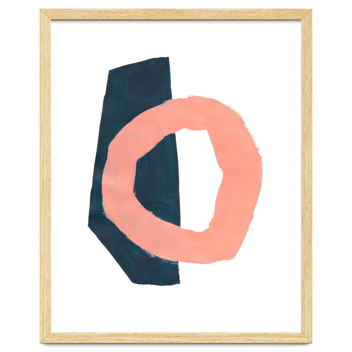 Teal Pillar Salmon Ring