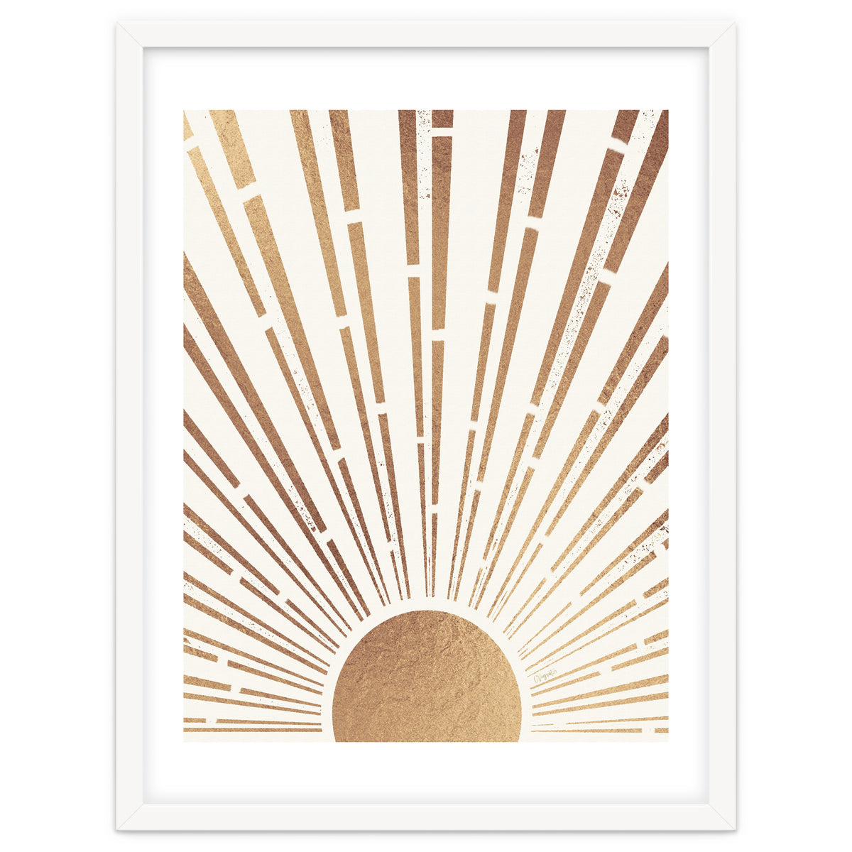 Sun Shines Inside You Gold