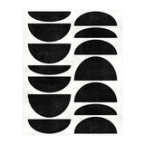 Mid-Century Modern Pattern No.9 - Black and White Concrete (Print Only) thumbnail