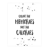 Text Art COUNT THE MEMORIES (Print Only) thumbnail