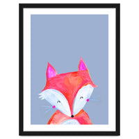 Woodland Fox On Grey