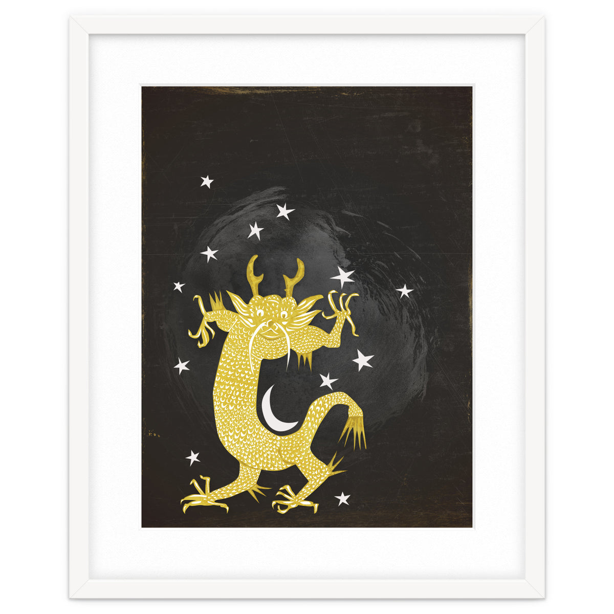 Vintage Cosmos: Golden Dragon