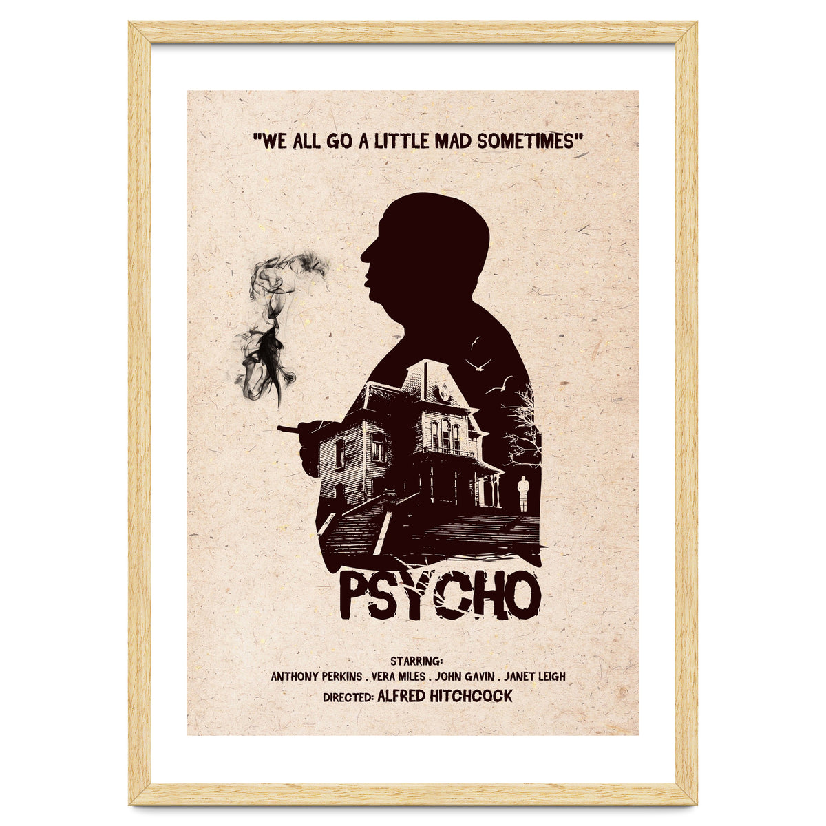 Hitchcock Psycho movie poster