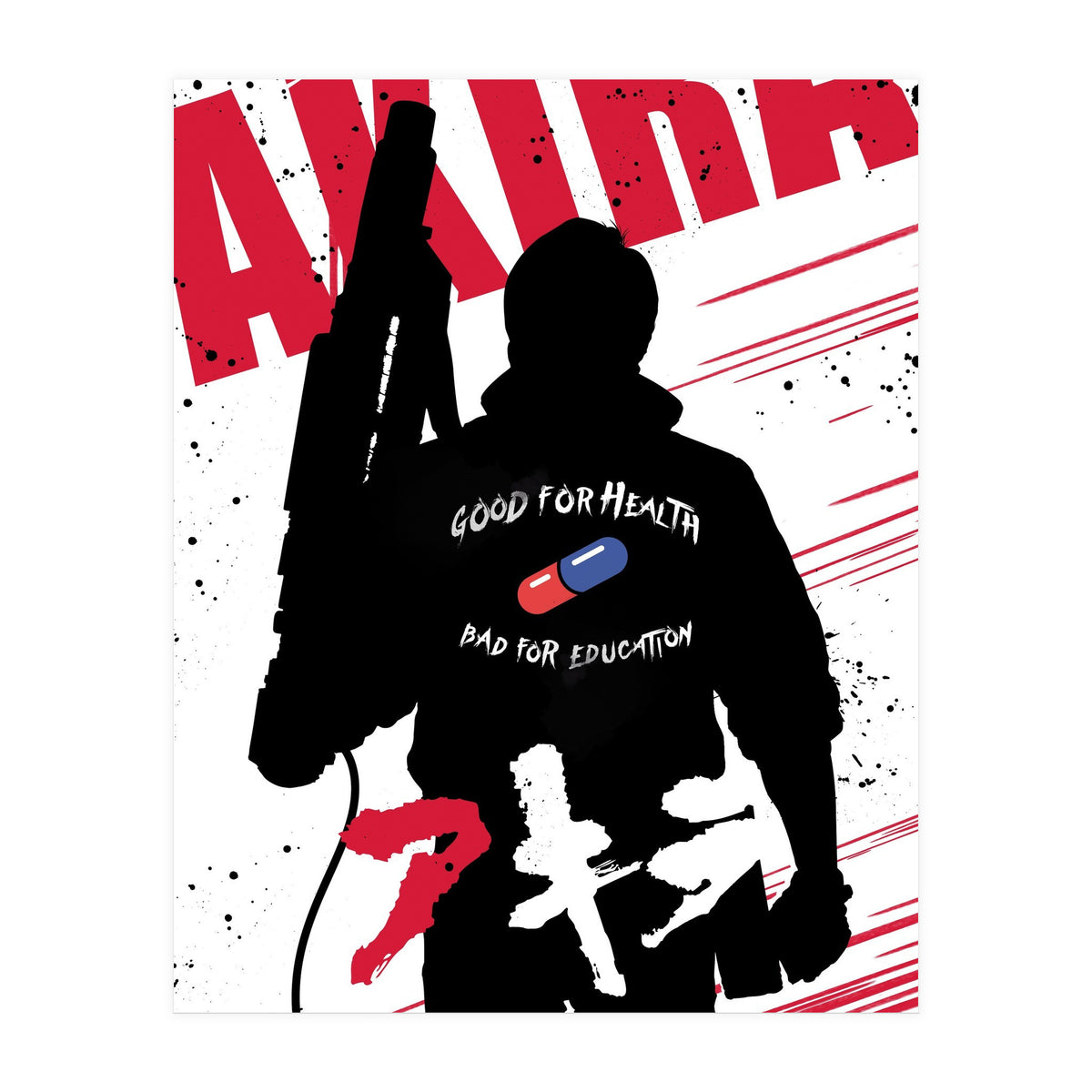 Akira movie poster (Print Only)