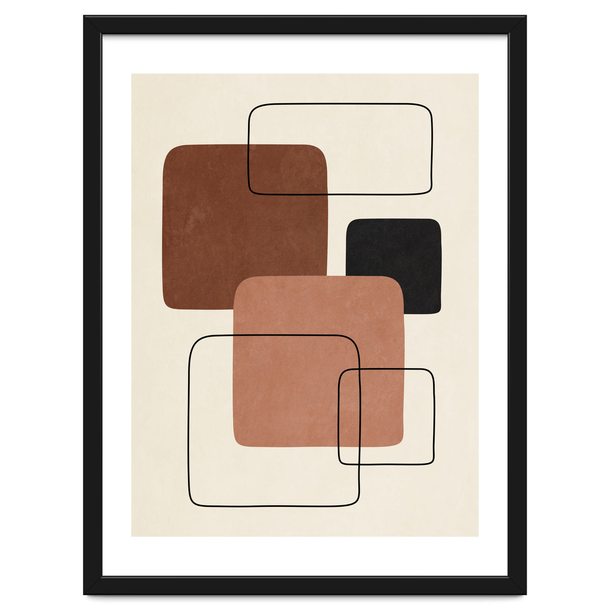 GEOMETRIC SHAPES - TERRACOTTA 02