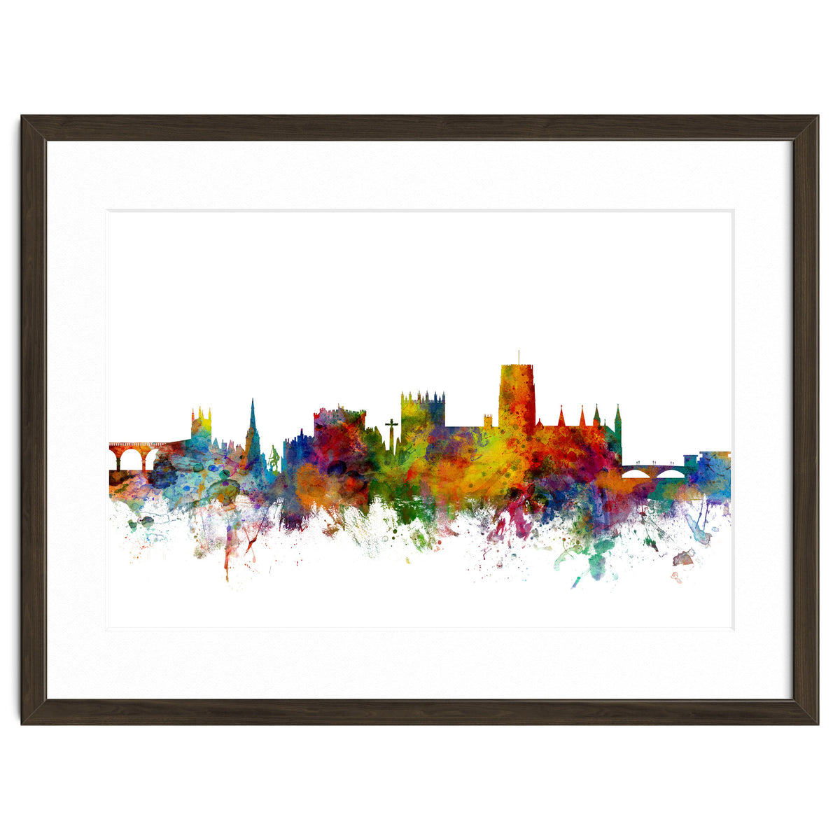 Durham England Skyline Cityscape