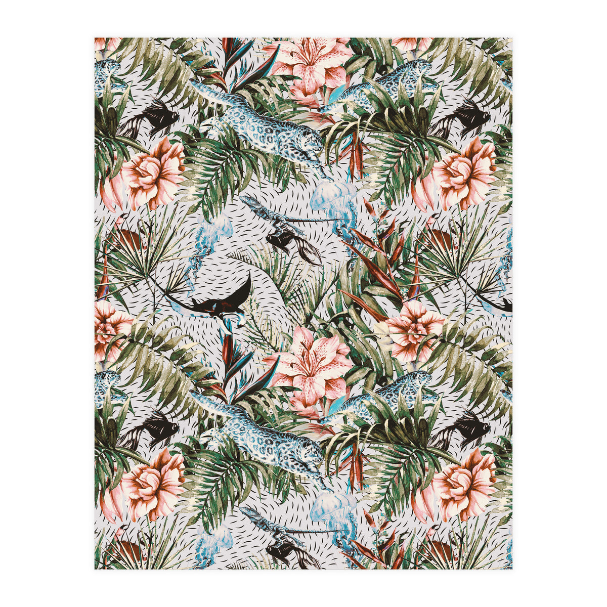 Paradisiacal flora and fauna (Print Only)