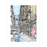 Drying Laundry In Napoli (Print Only) thumbnail