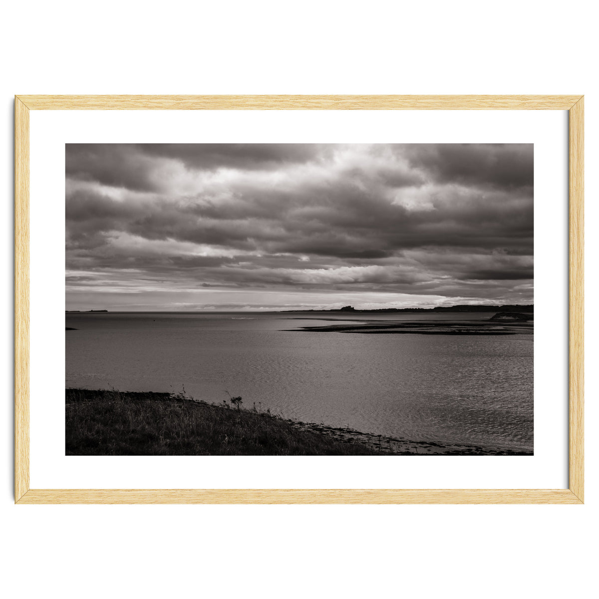 Bamburgh Castle from Holy Island