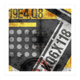 Abstract Industrial Black And Yellow (Print Only) thumbnail
