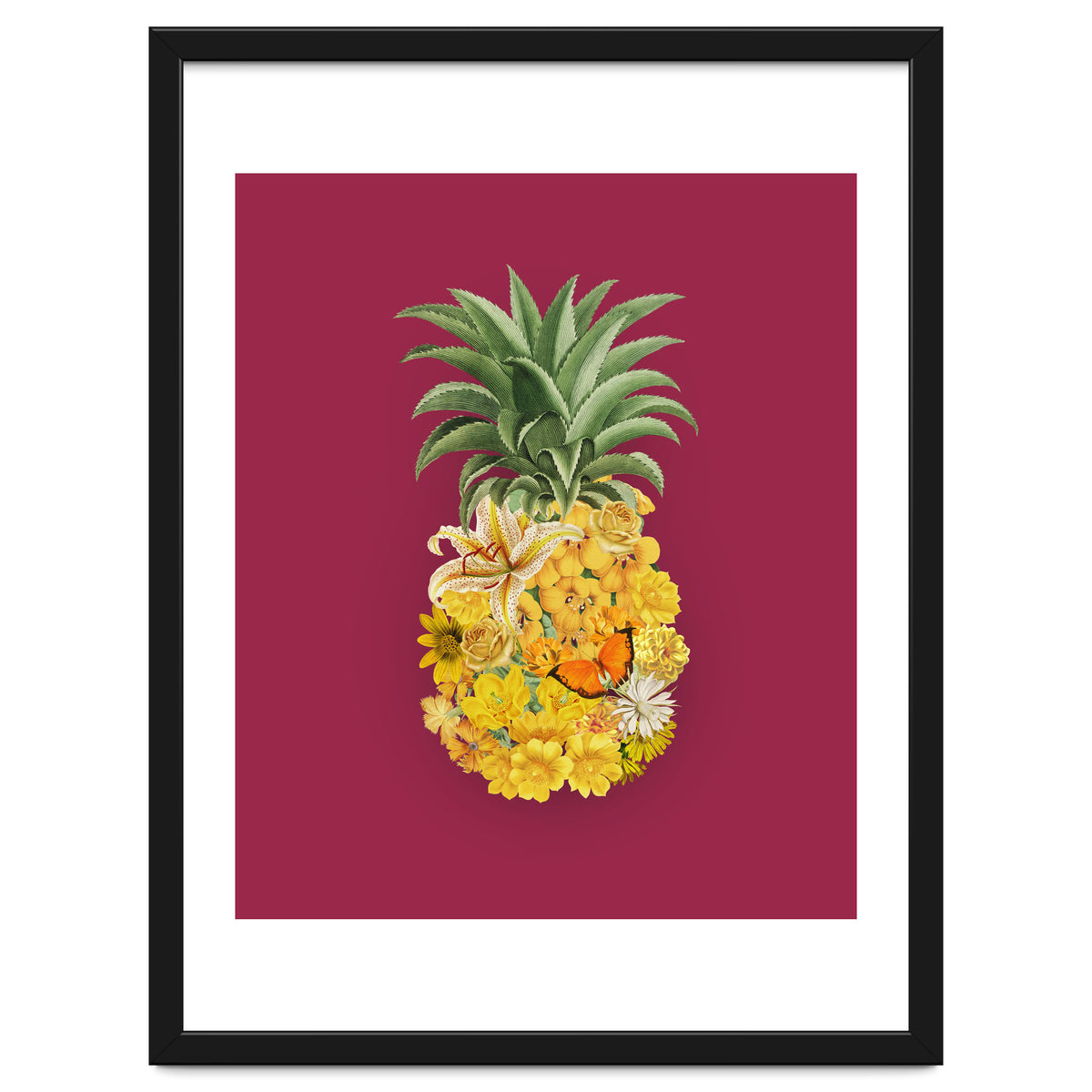 Pineapple Floral Pink