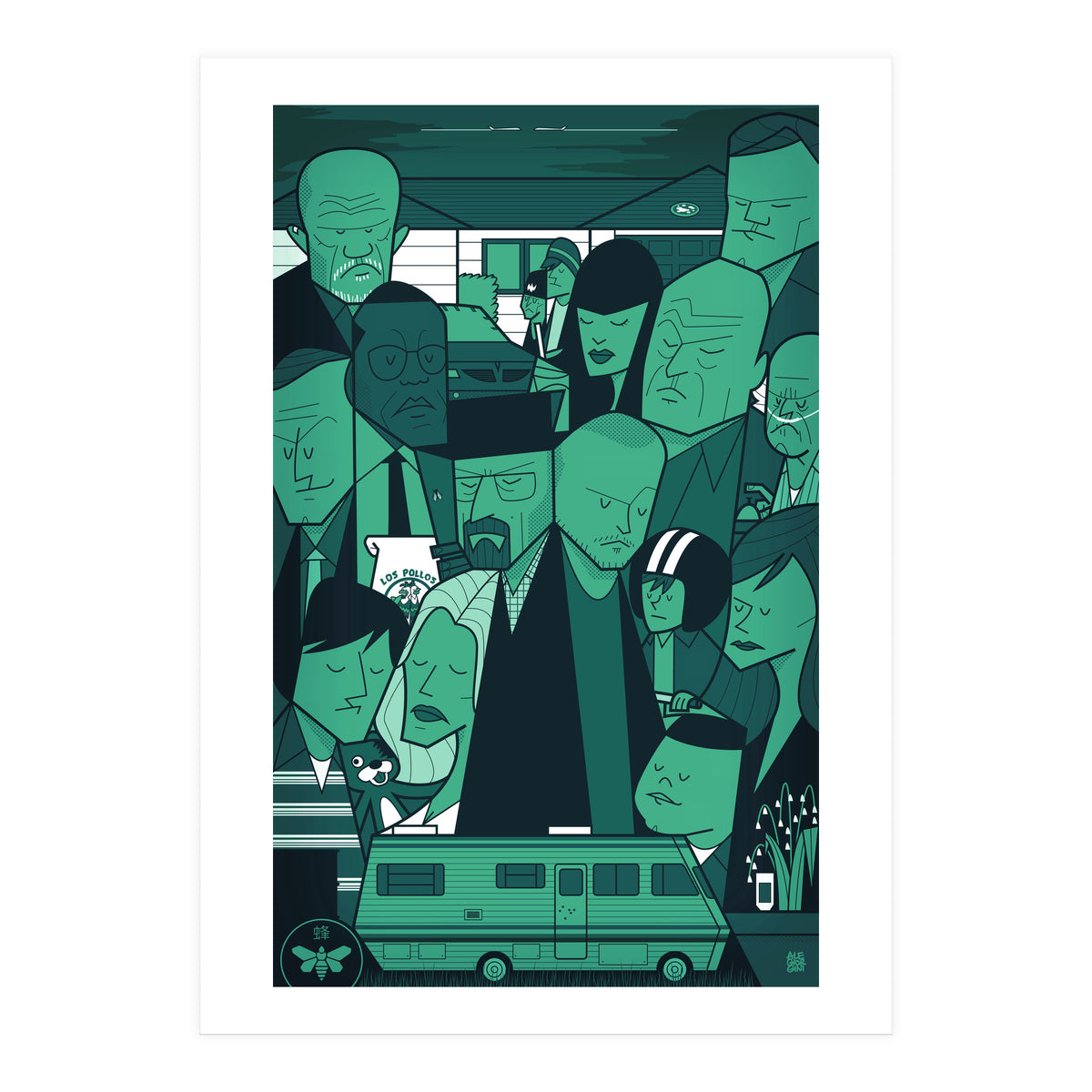 Breaking Bad Green (Print Only)