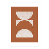Mid-Century Modern No.21 - Woodblock Print (Print Only) thumbnail