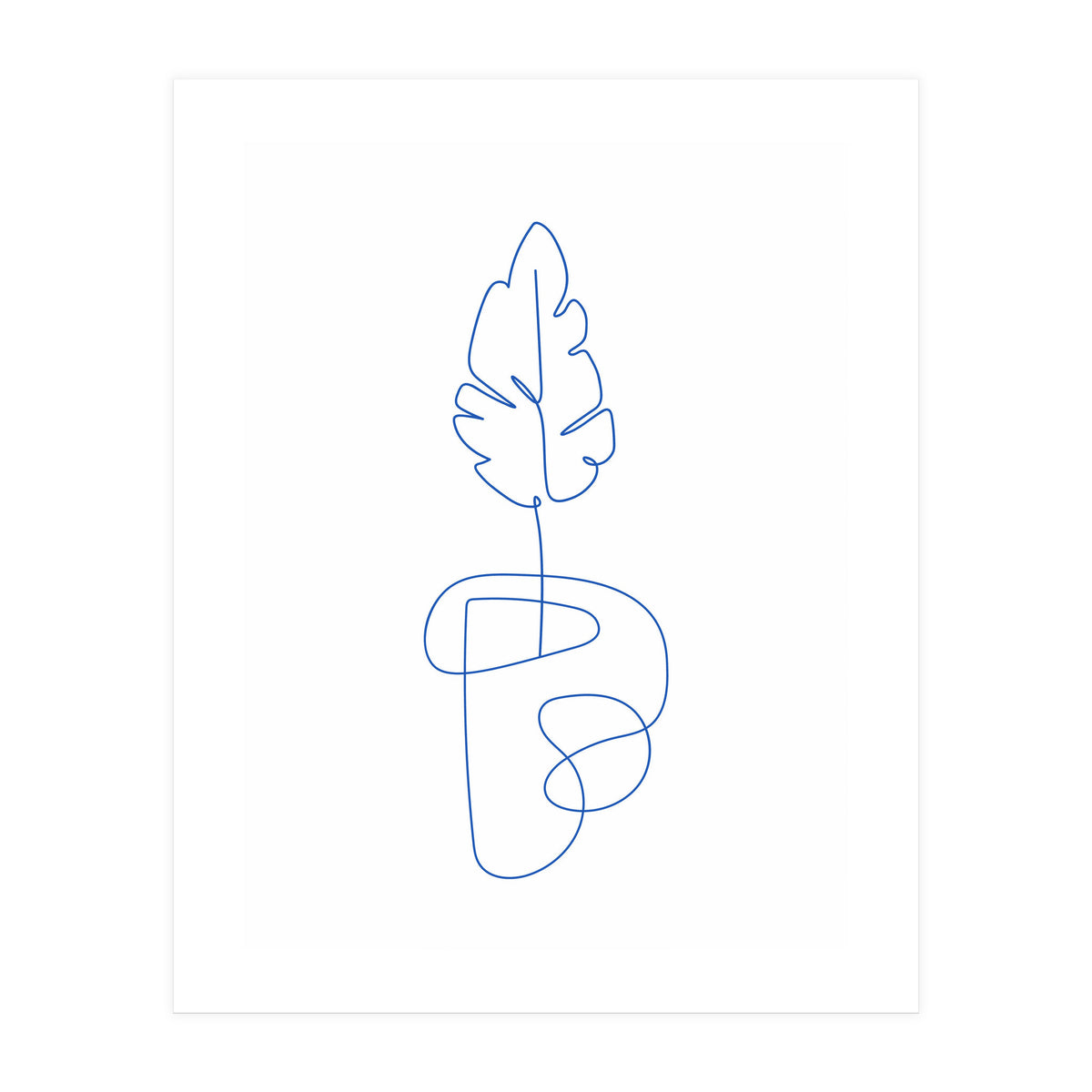 One Line Art Botanical (Print Only)