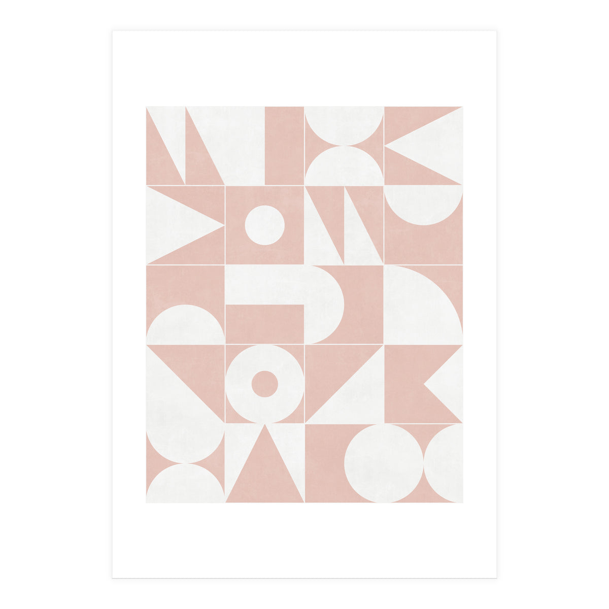 My Favorite Geometric Patterns No.11 - Pale Pink (Print Only)