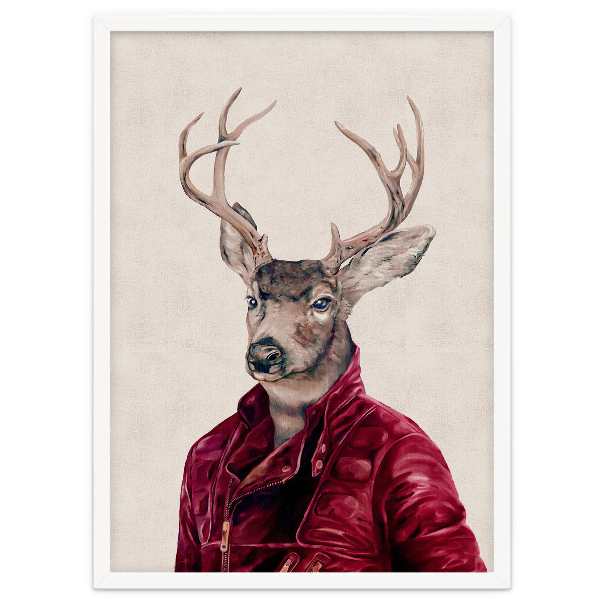 Deer In Leather