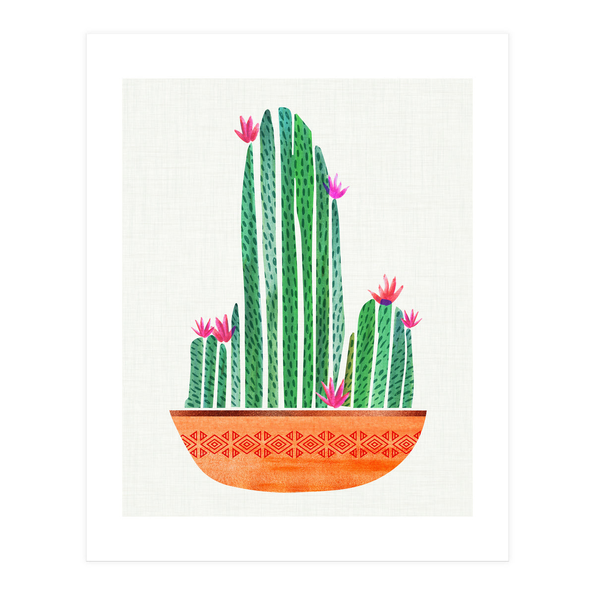 Tiny Cactus Blossoms (Print Only)
