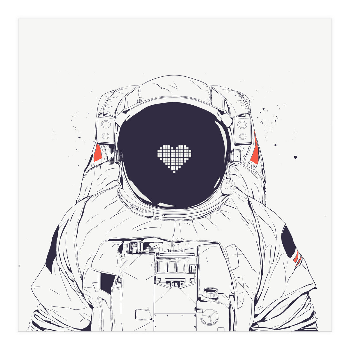 Astronaut Love (Print Only)