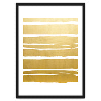 Gold Vibes Only | Luxe Shimmer Metallic Graphic Abstract | Golden Happiness Good Vibes