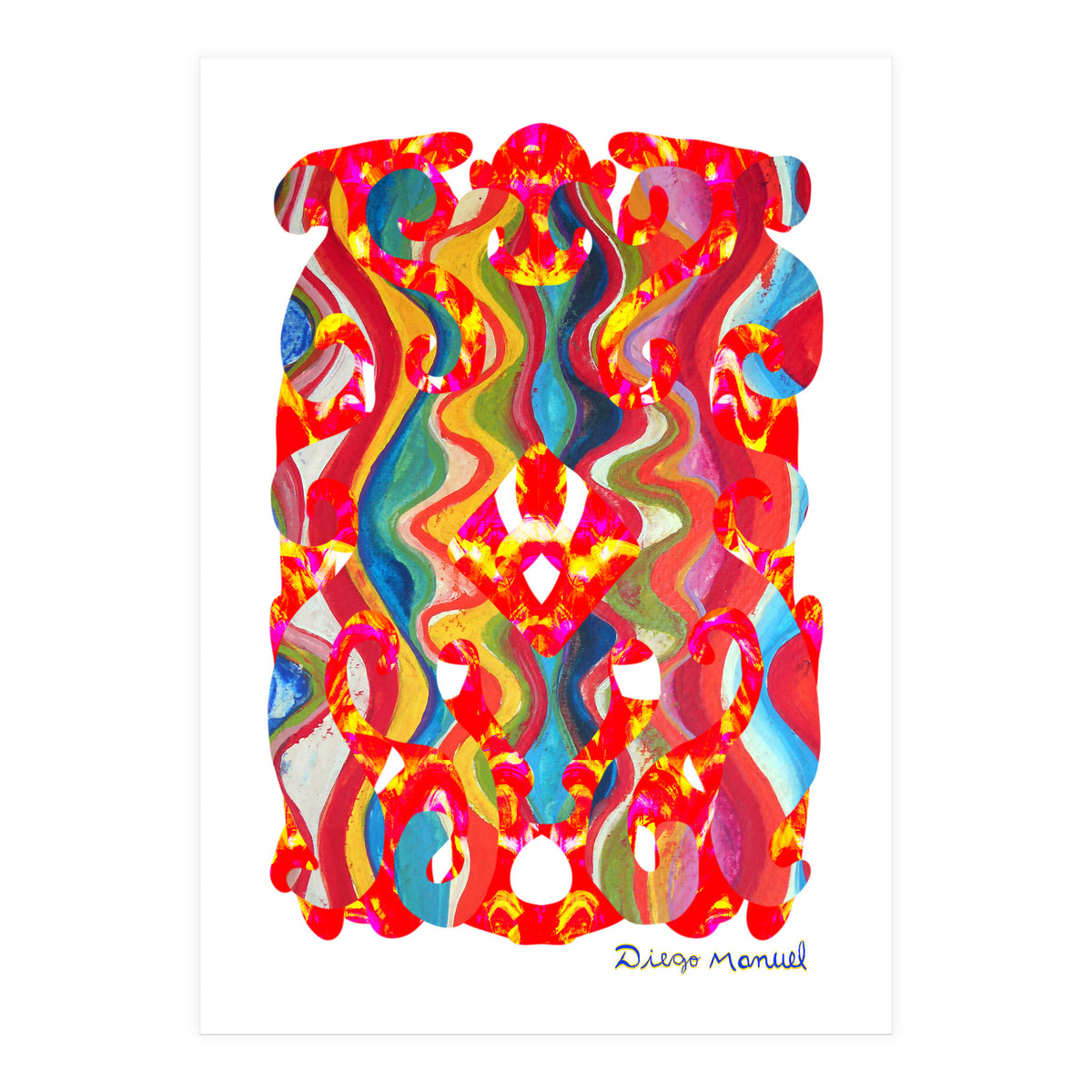 Pop Abstract Asimetrico 30 Copia (Print Only)
