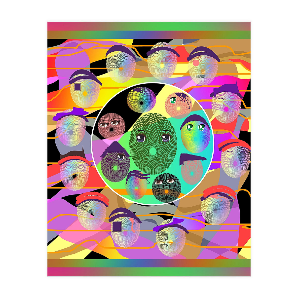 A WORLD OF DIFFERENT PEOPLE (Print Only)