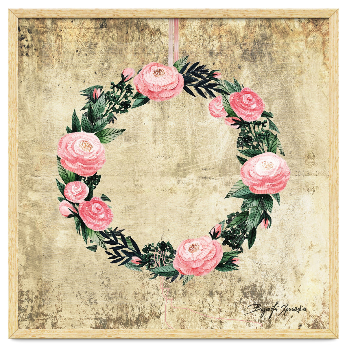 Wreath #Rose Flowers #Royal collection