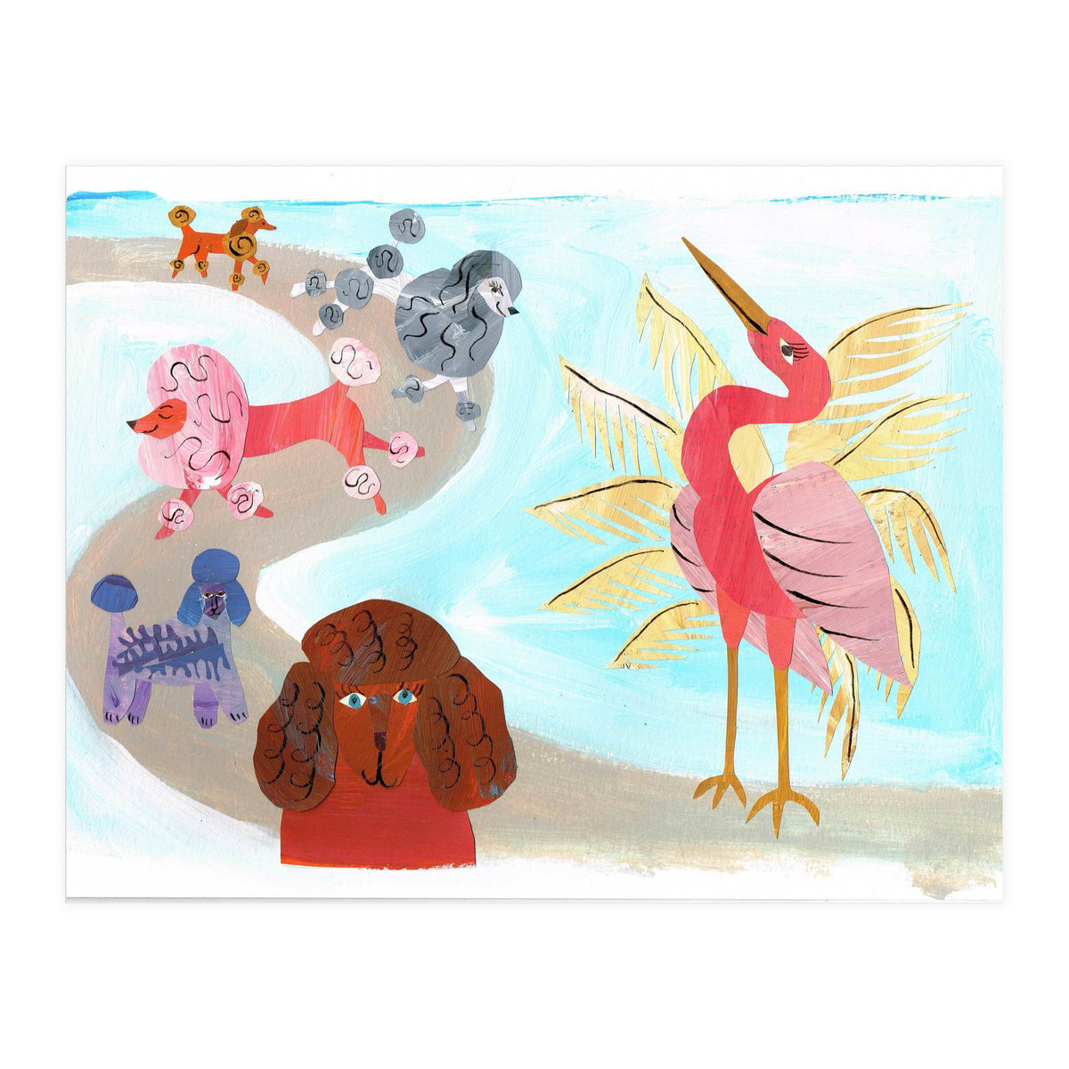 Poodles (Print Only)