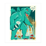 Godzilla vs Alexa (Print Only) thumbnail