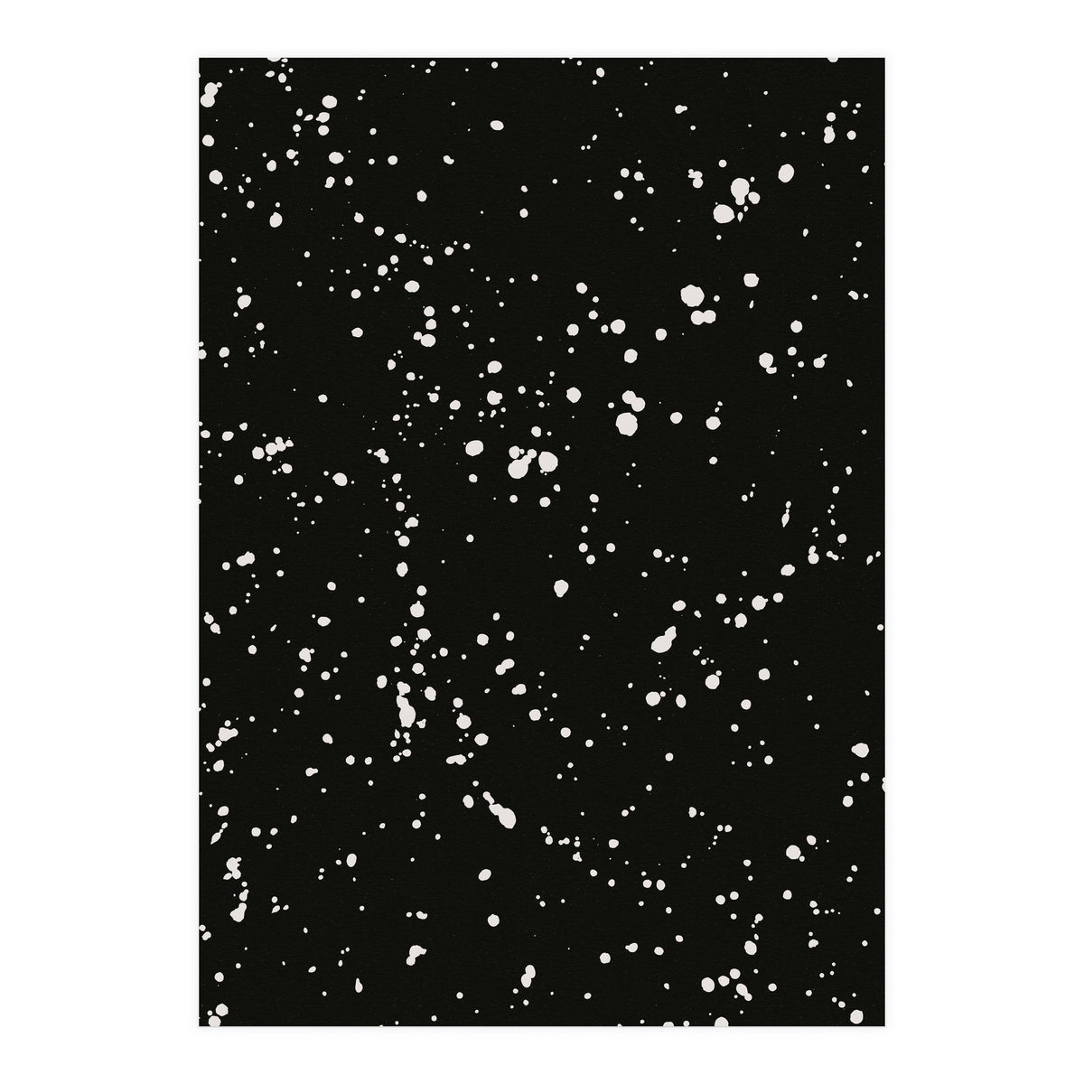 Paint Splatter on Black Background (Print Only)