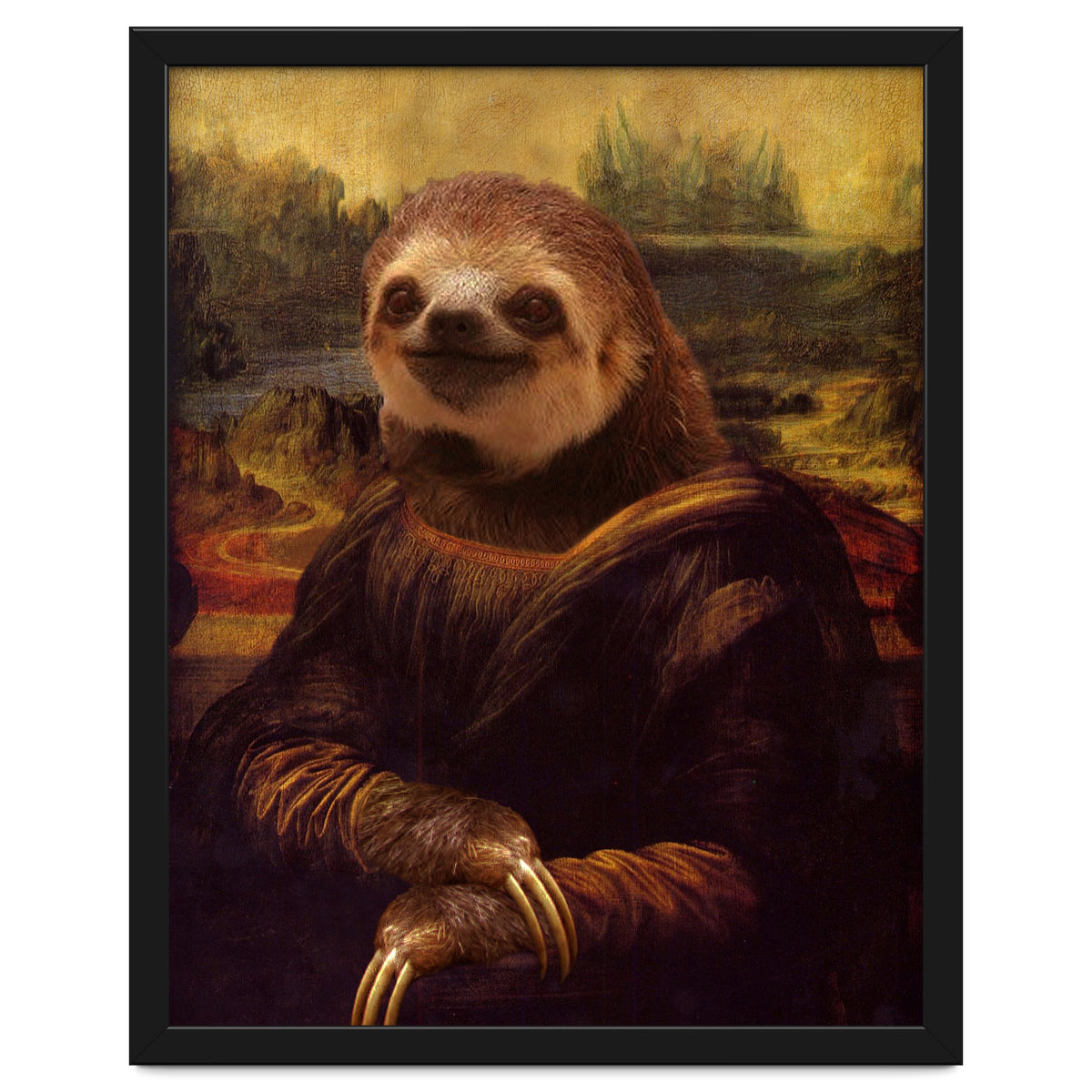 Sloth Mona Lisa