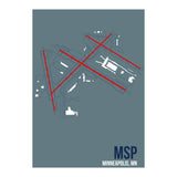 Minneapolis Airport Layout (Print Only) thumbnail