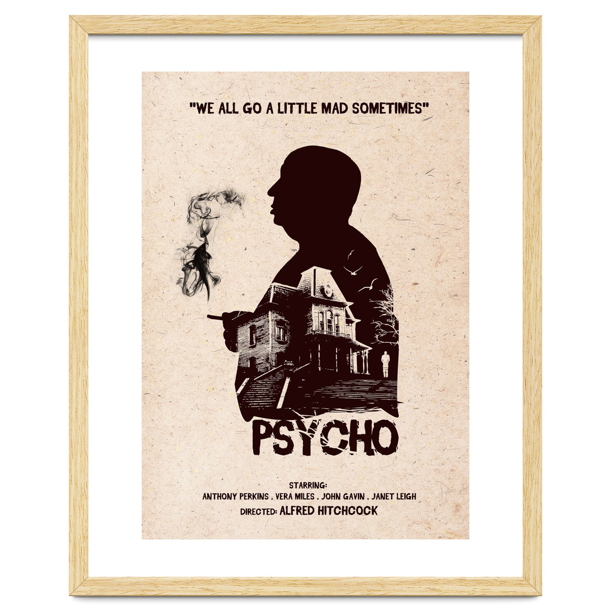 Hitchcock Psycho movie poster