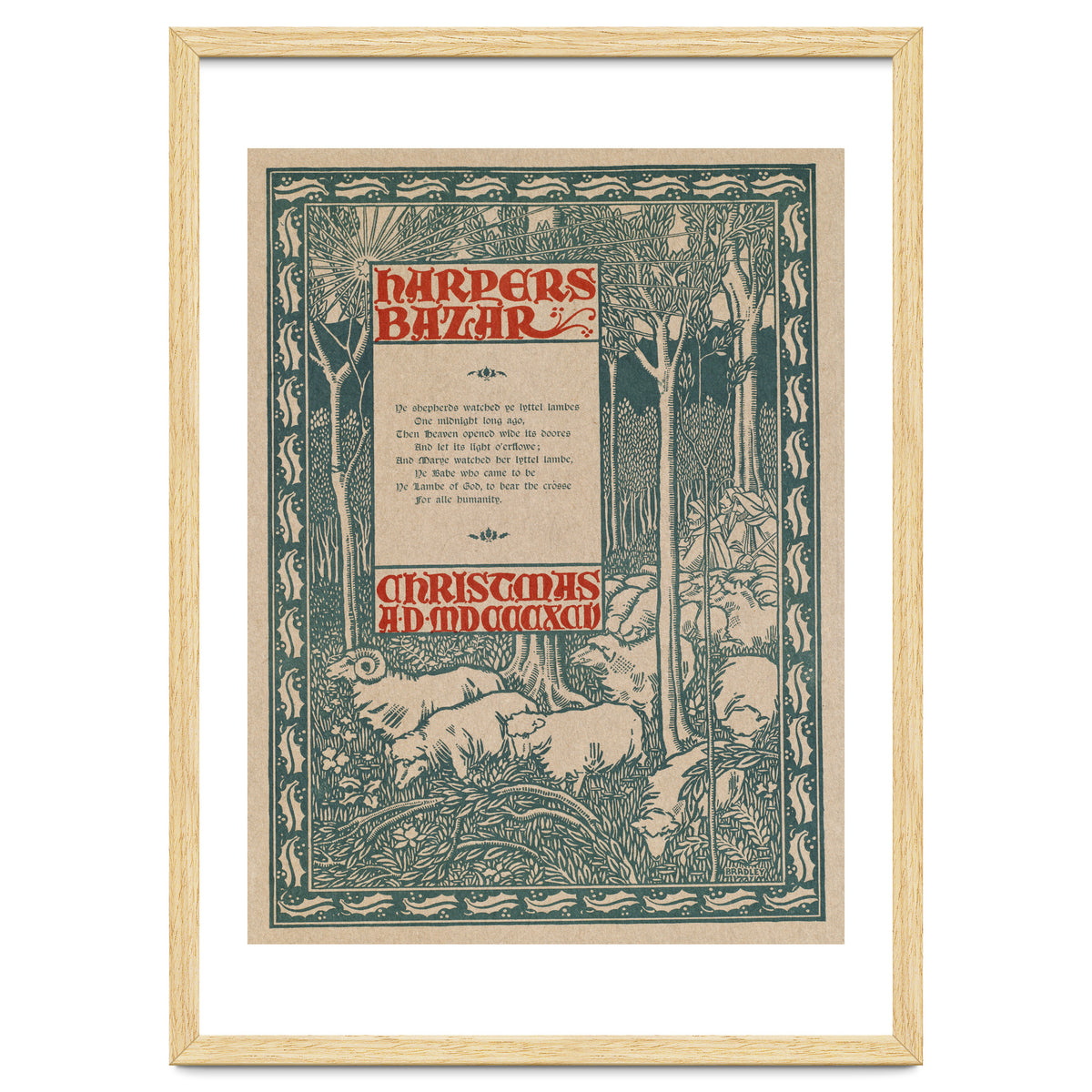 Harper's Bazar Christmas Advertisement