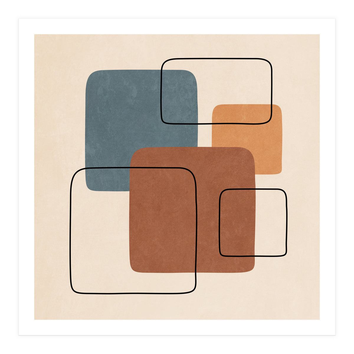 SQUARE SHAPES 02 (Print Only)