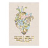 A Traveller's Heart + Quote (Print Only) thumbnail