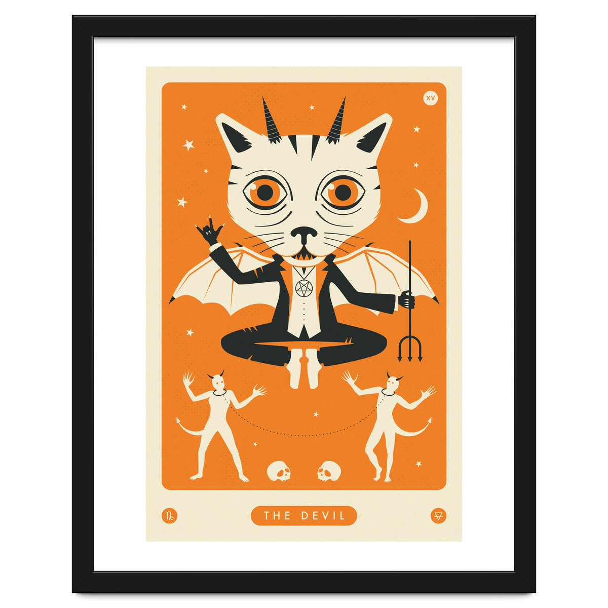 TAROT CARD CAT: THE DEVIL