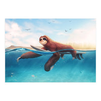 Surf Sloth (Print Only)