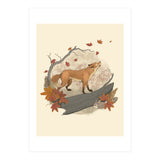 Fox And Rabbit (Print Only) thumbnail