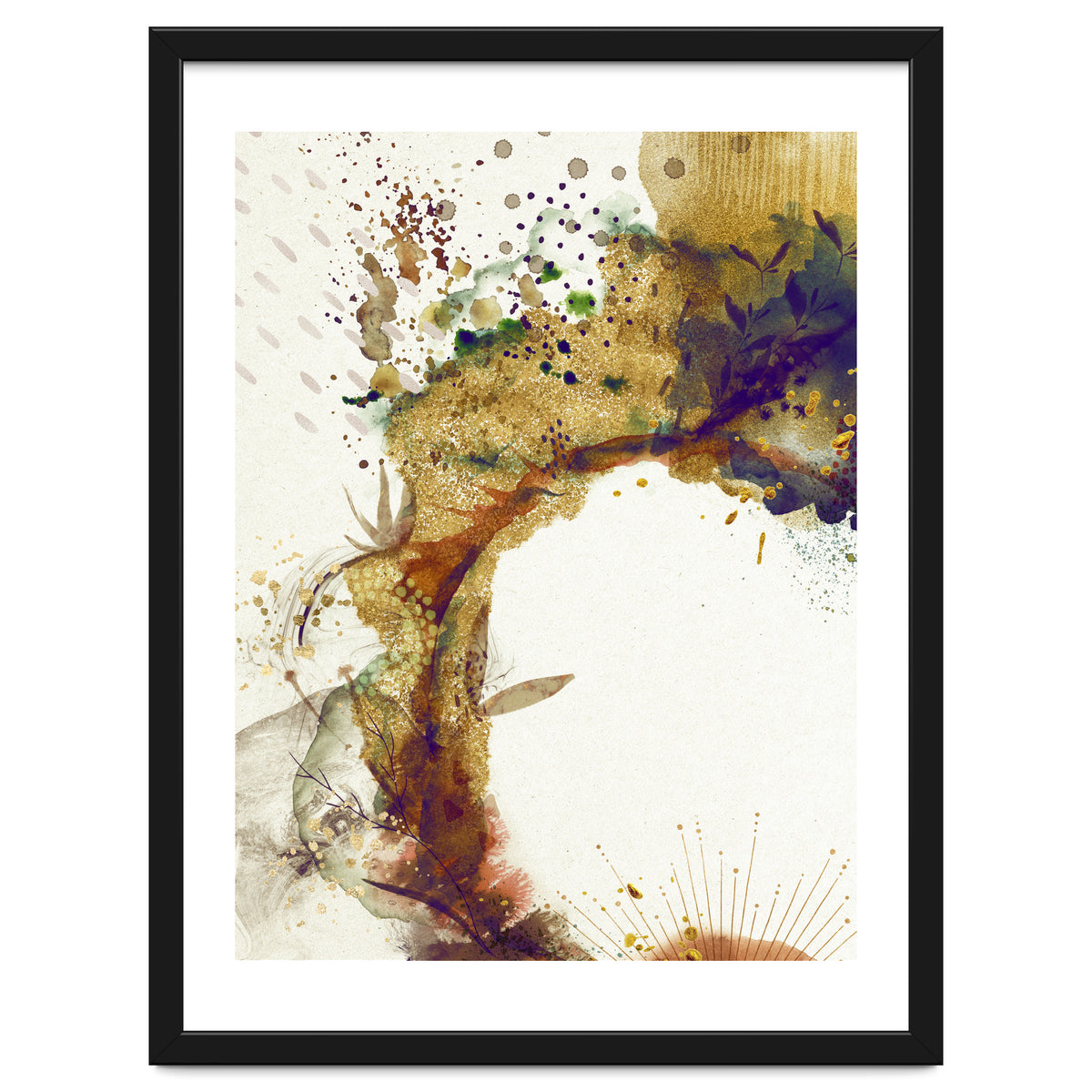 Abstract Floral - Autumn Winds