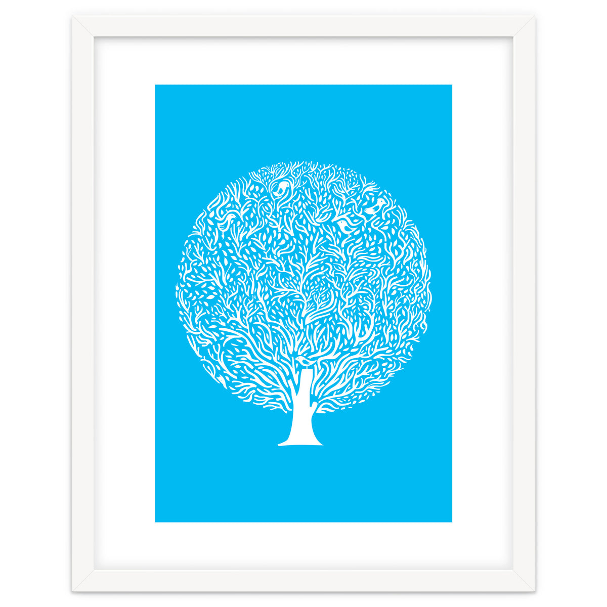 Blue tree
