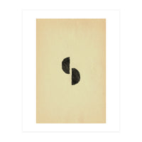 Abstract mid-century modern shapes (Print Only)