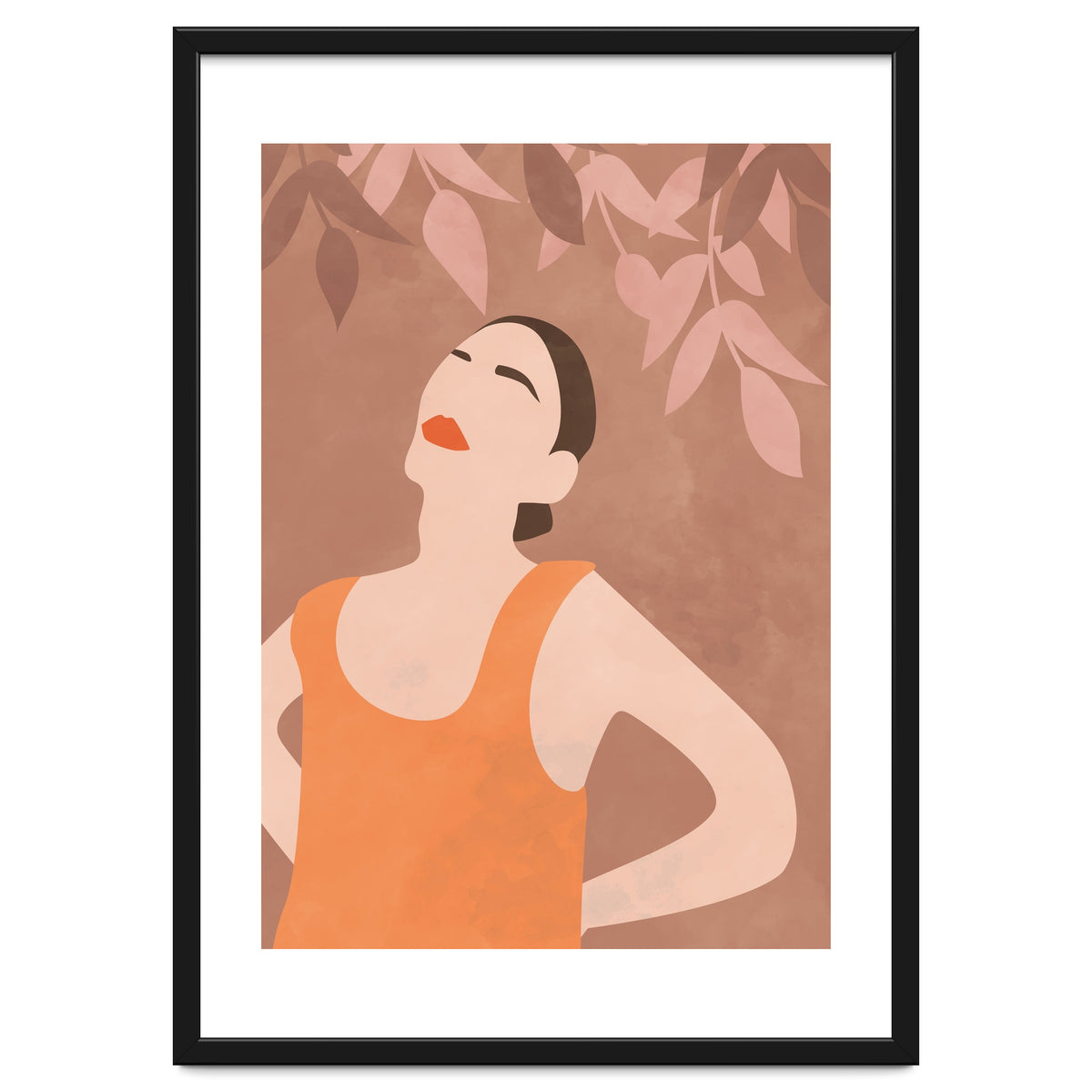 Mid Century Modern Boho Woman