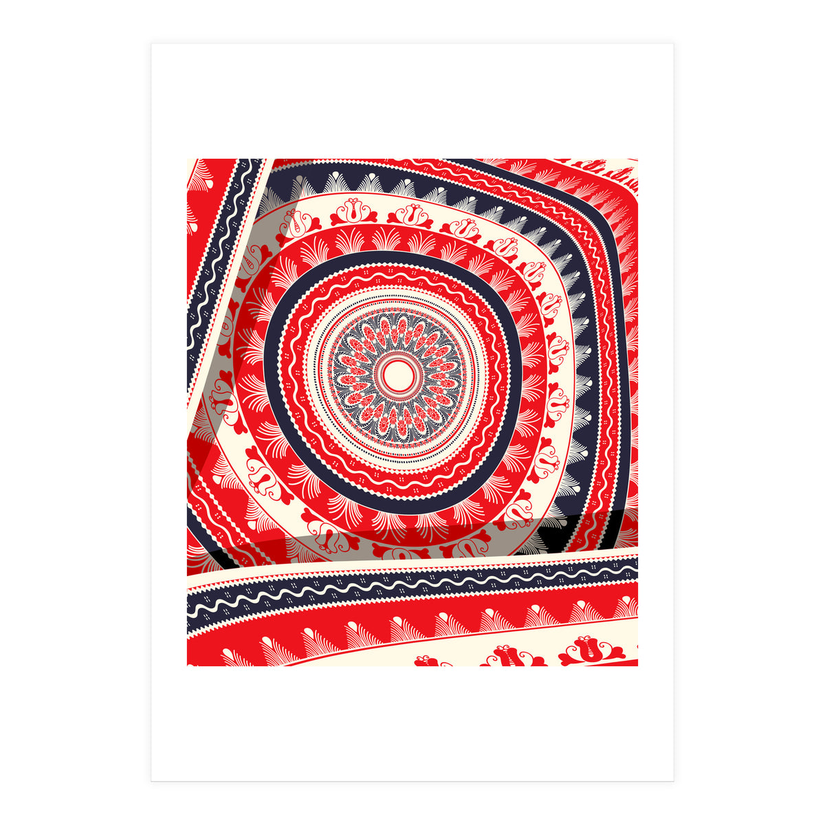 Romanian embroidery background 10 (Print Only)