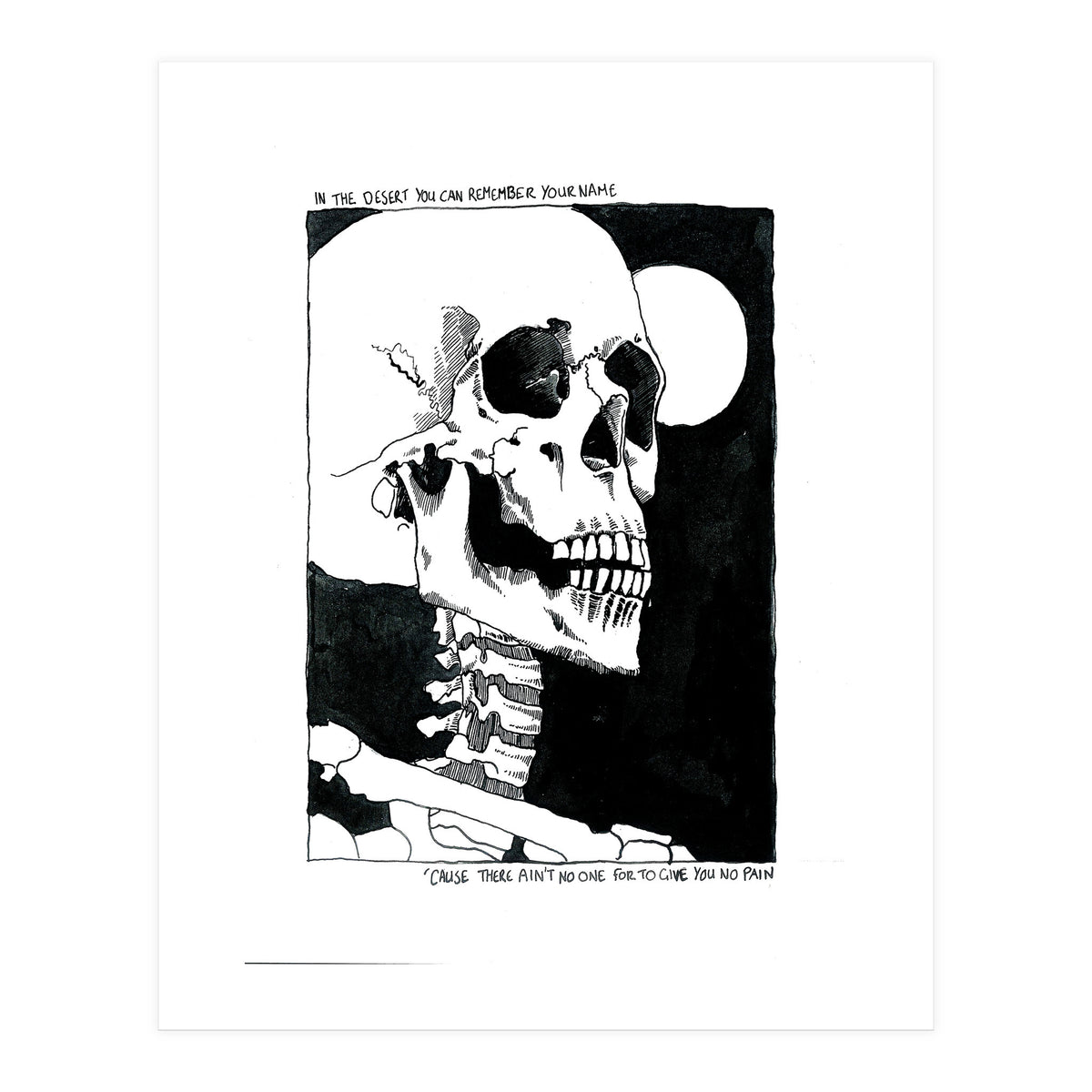 In The Desert (Print Only)