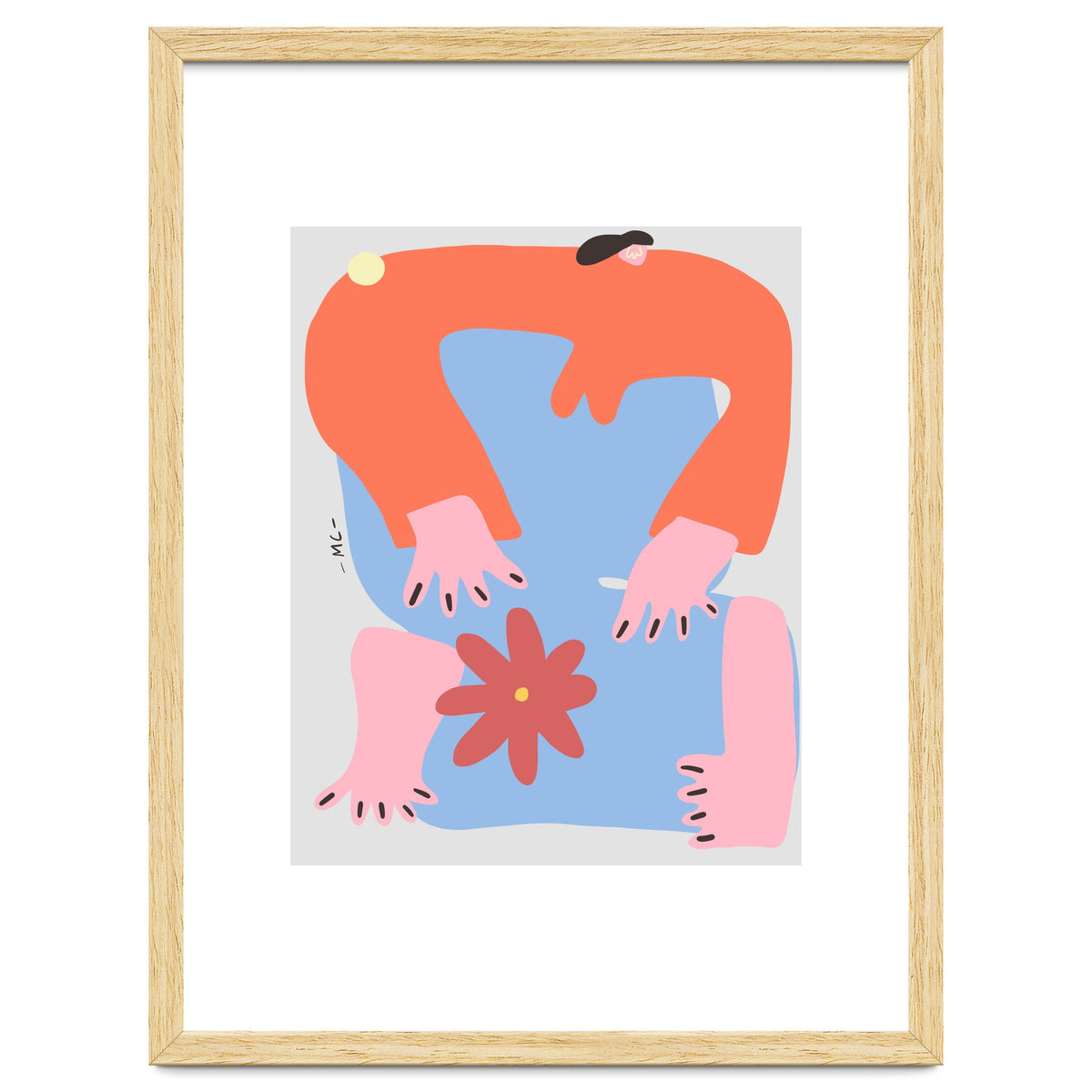 Women And The Flower