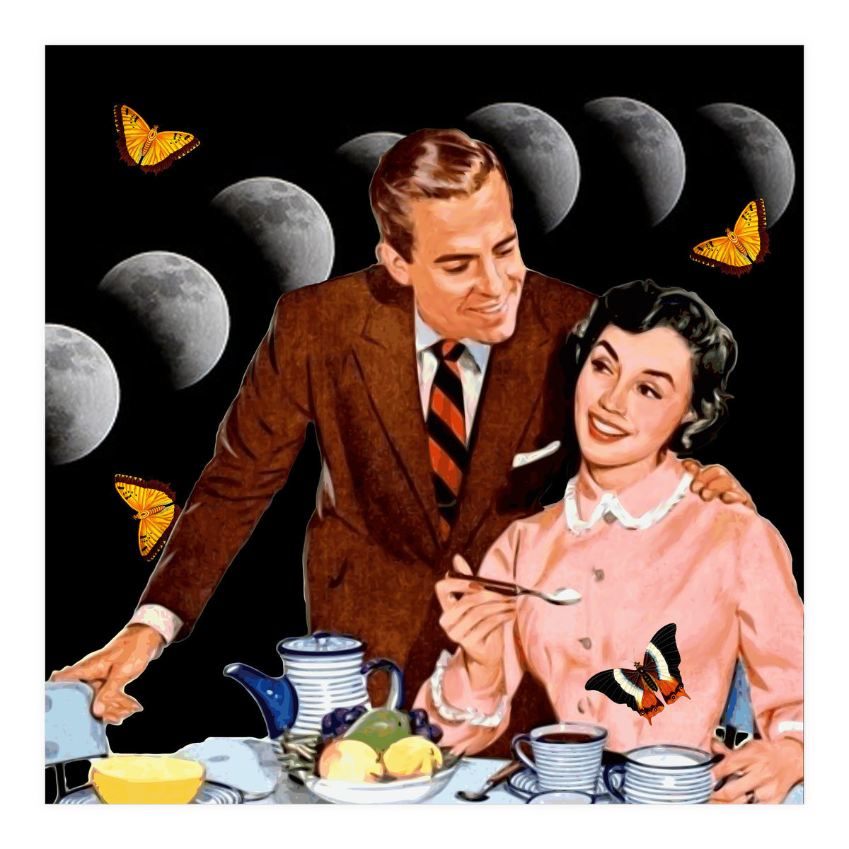 Bread In The Morning Makes Me Butterfly In Belly  (Print Only)