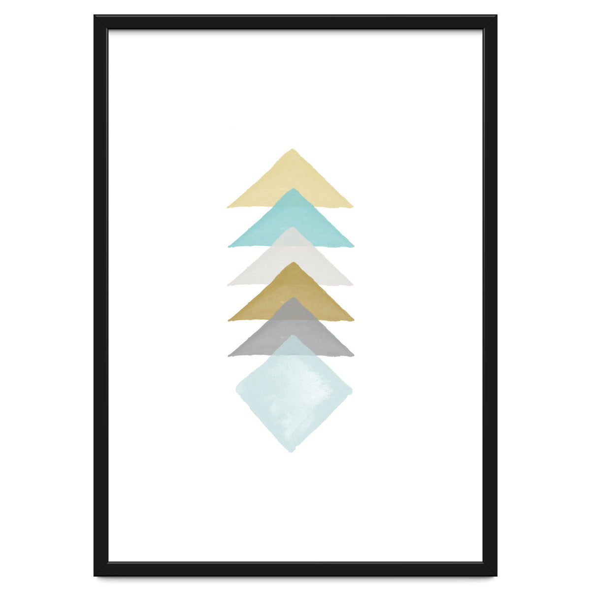 Watercolor Triangles